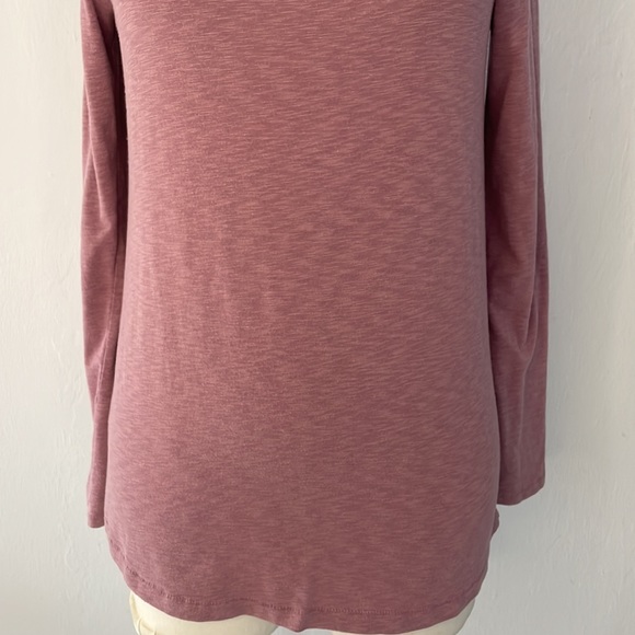 ST TROPEZ MODAL Long sleeve Top Size Small Mauve Excellent Condition - Picture 4 of 8
